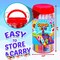 Arts and Crafts Supplies for Kids - Craft Art Supply Jar Kit for Student Age 4 5 6 7 8 9 10 Year Old Crafting Activity - Collage Arts Set for Toddlers Preschool DIY Classroom Home Project
